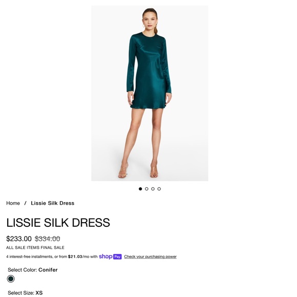 NWT  Amanda Uprichard Charnas shift dress  in GORGEOUS violet - Picture 4 of 4